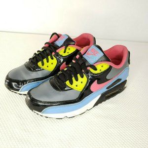 Nike Air Max 90 GS Leather 307793 Gray 5 Youth